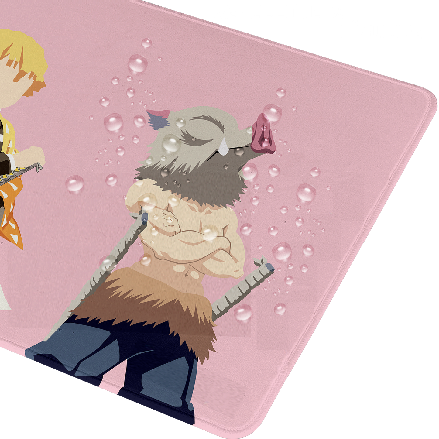 Mousepad Flat Design Demon Slayer Pink