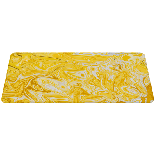 Mousepad Suminagashi style (Amarillo)