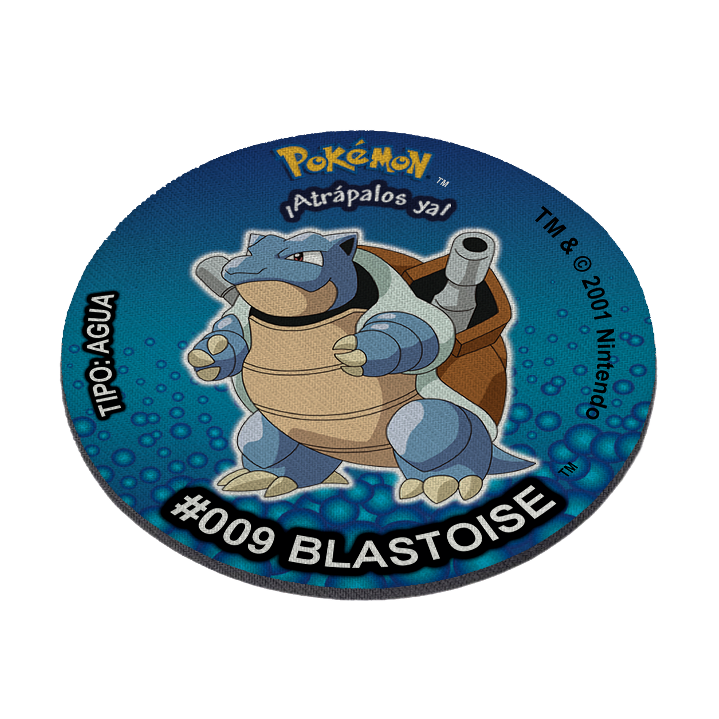 Mousepad estilo tazo Blastoise