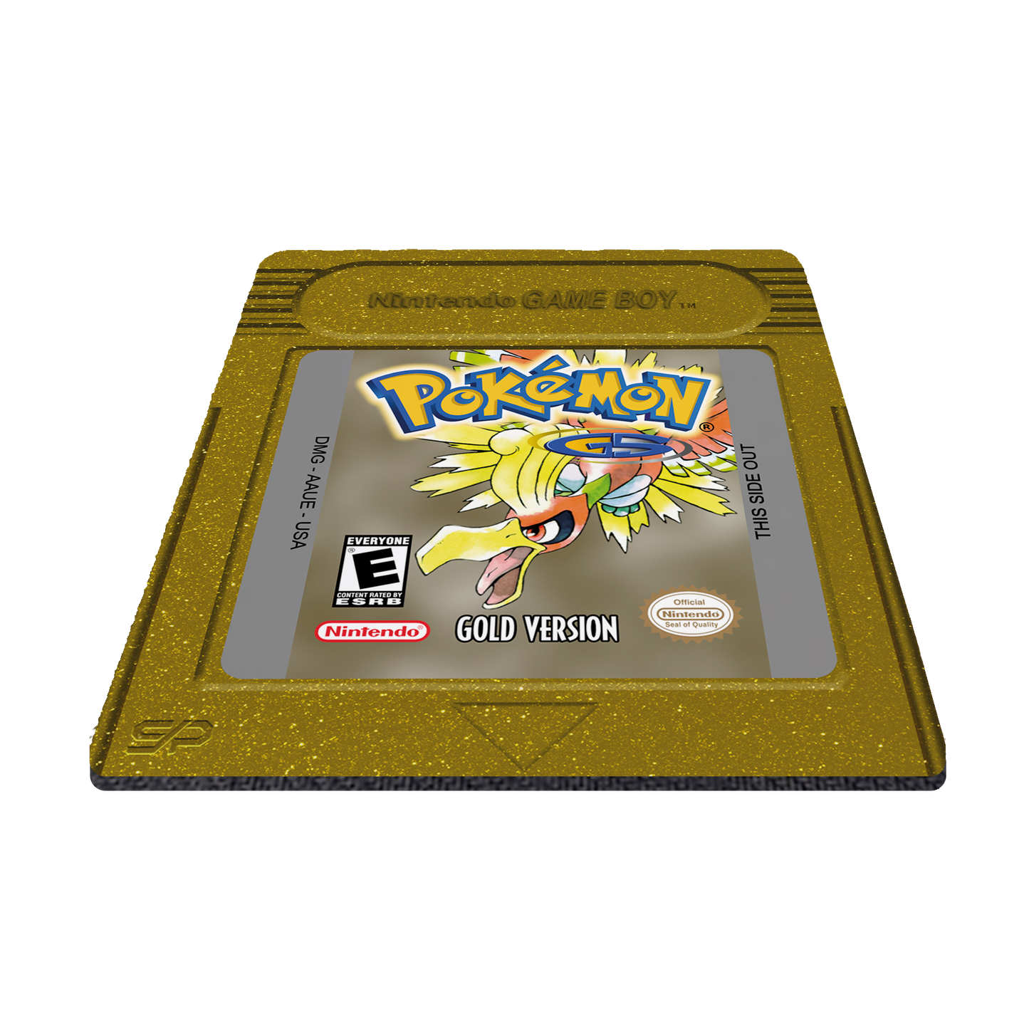 Mousepad Cartucho Pokémon (versión oro)