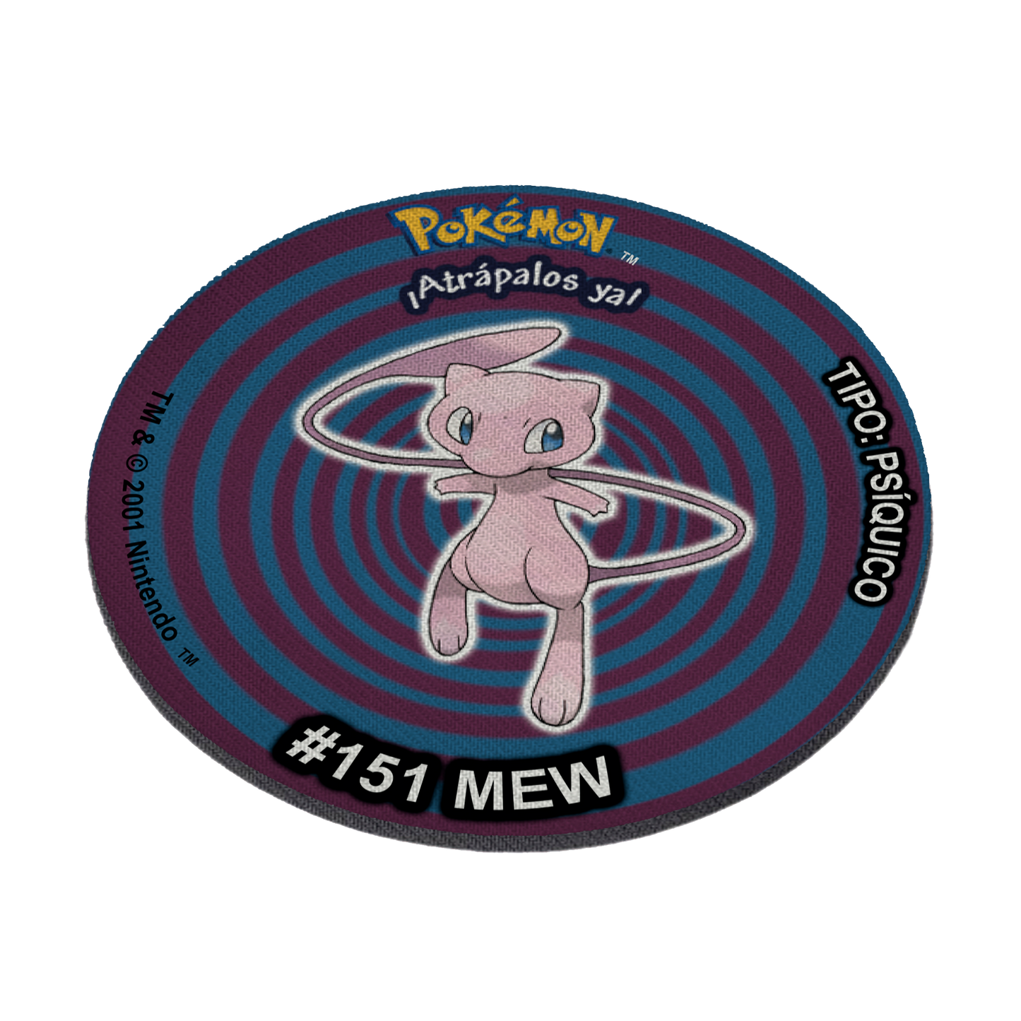 Mousepad estilo tazo Mew