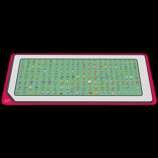 Mousepad Pokédex First Gen