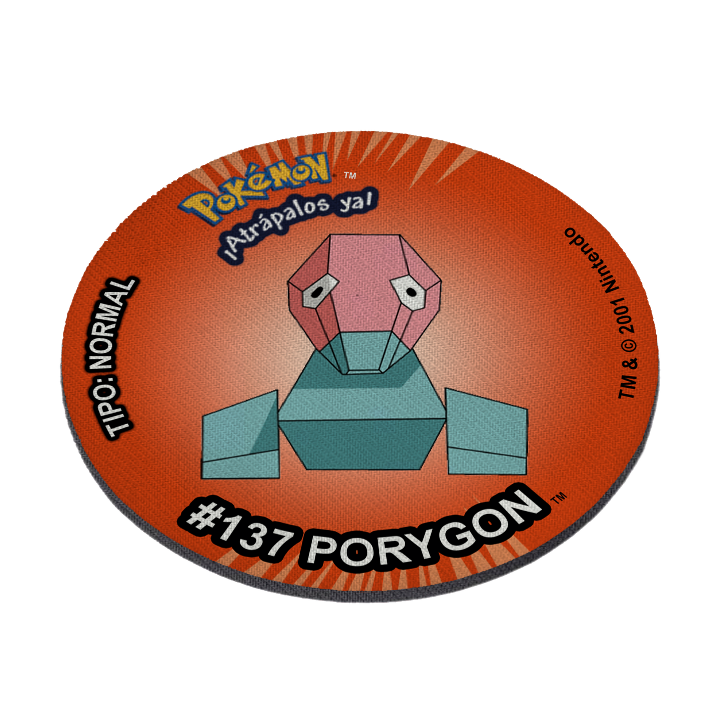Mousepad estilo tazo Porygon
