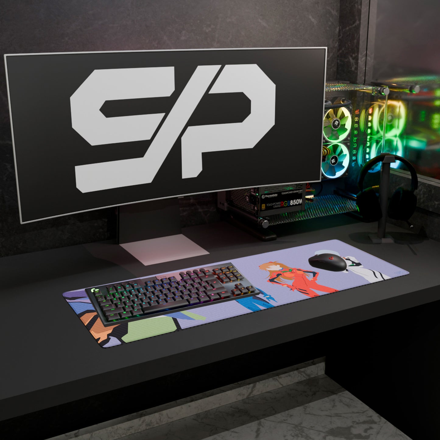 Mousepad Flat Design Evangelion