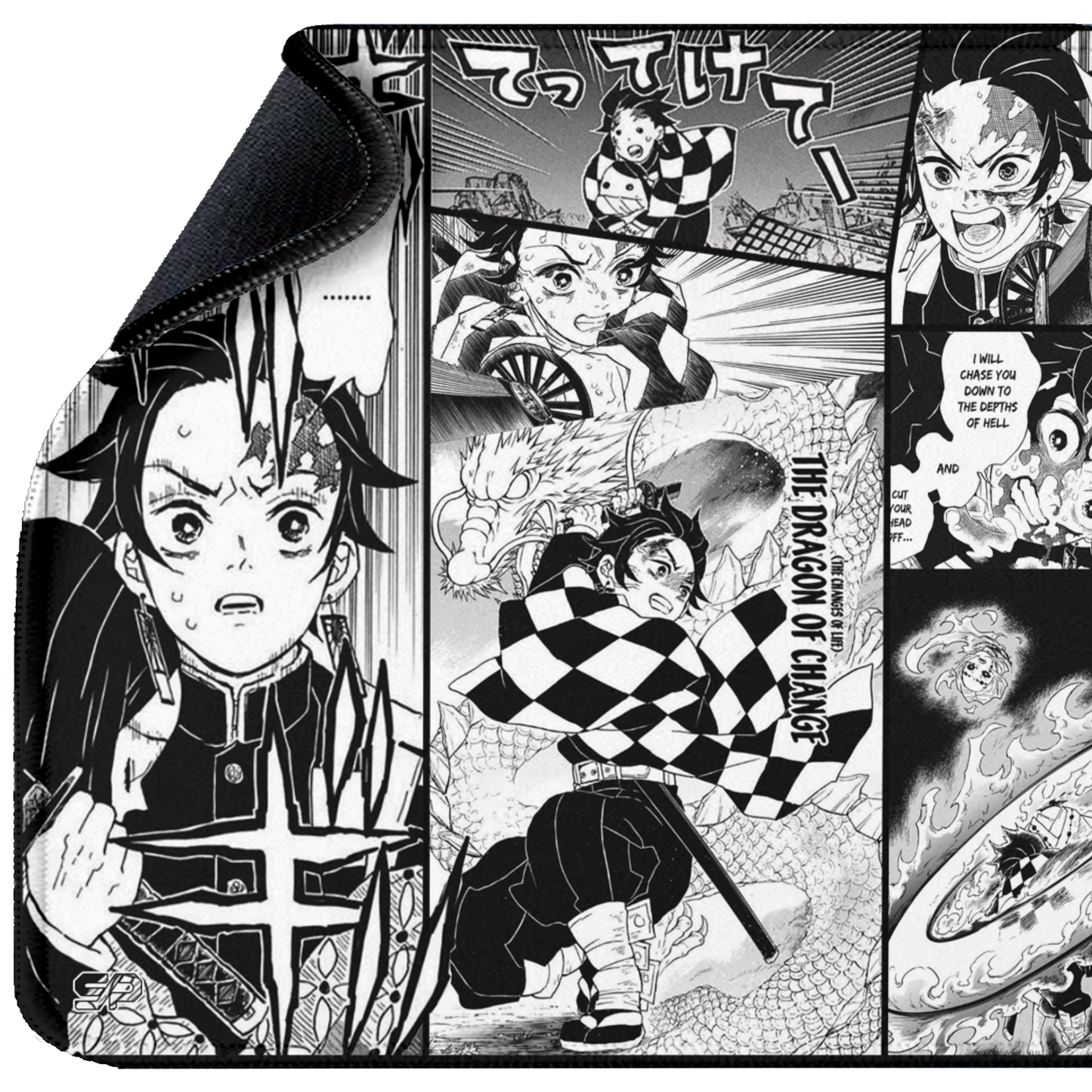 Mousepad Estilo Manga Tanjiro Kamado