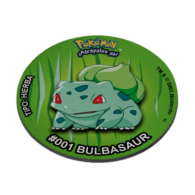 Mousepad estilo tazo Bulbasaur
