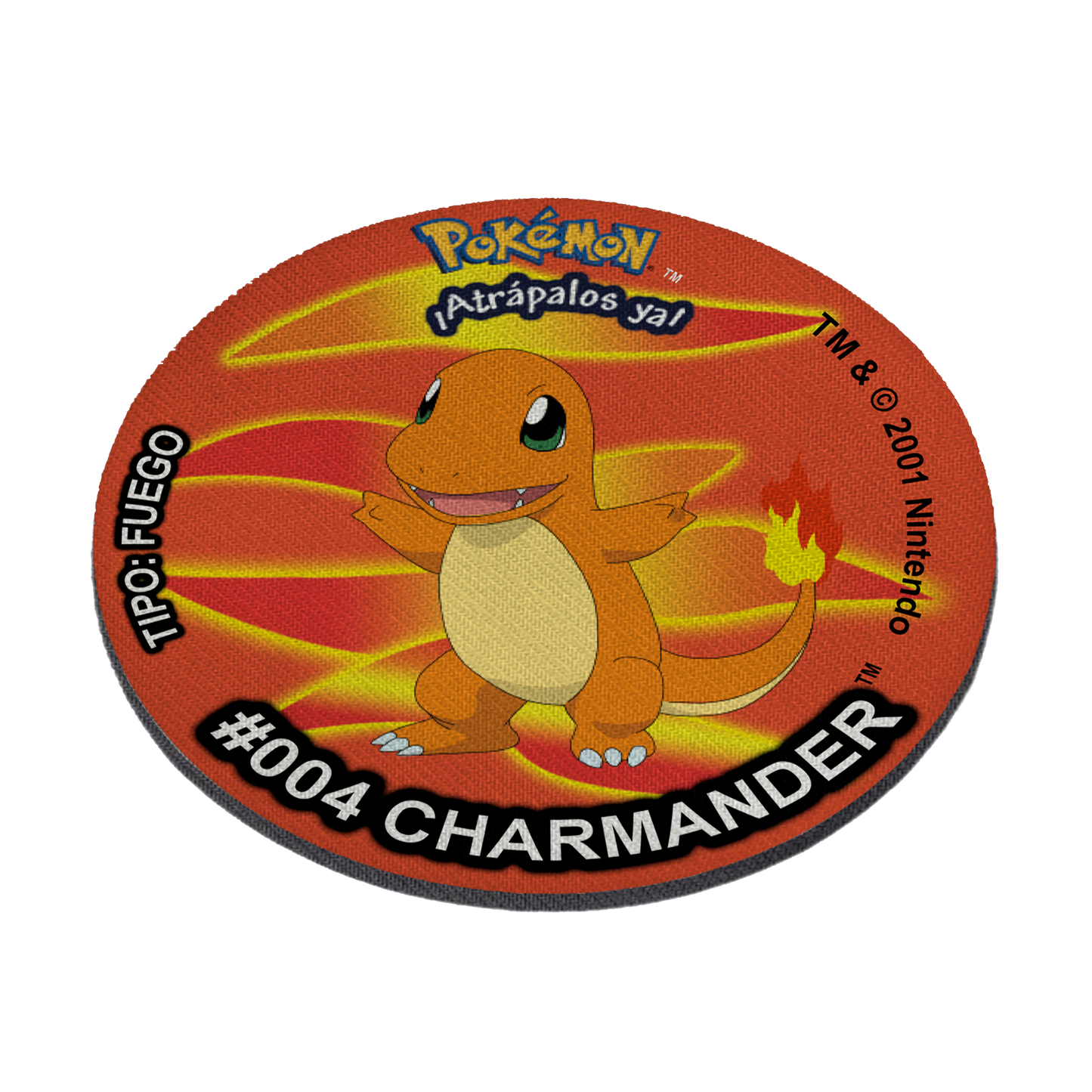 Mousepad estilo tazo Charmander