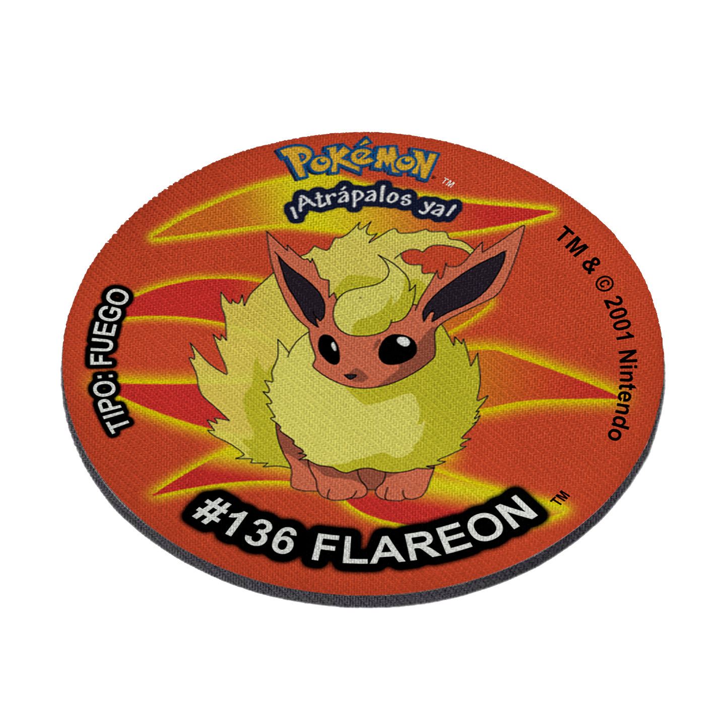 Mousepad estilo tazo Flareon