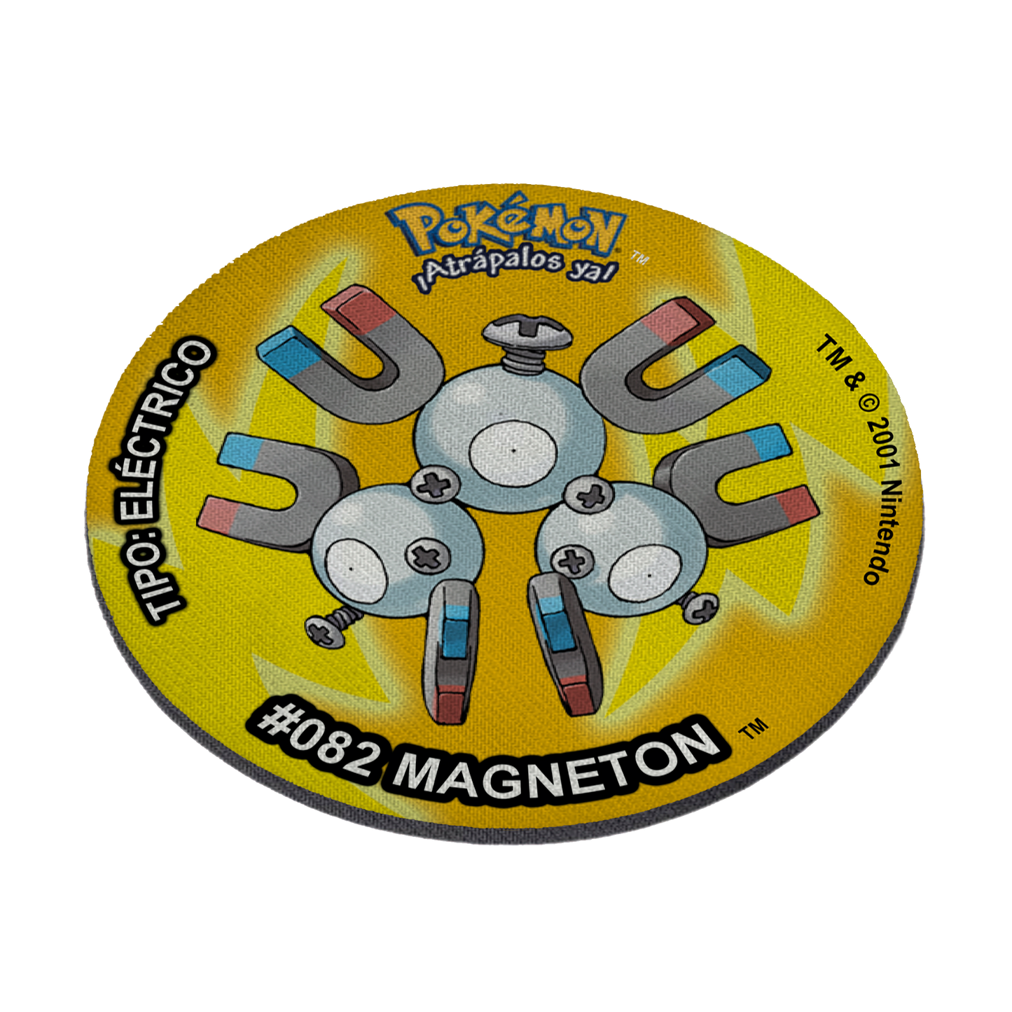 Mousepad estilo tazo Magneton