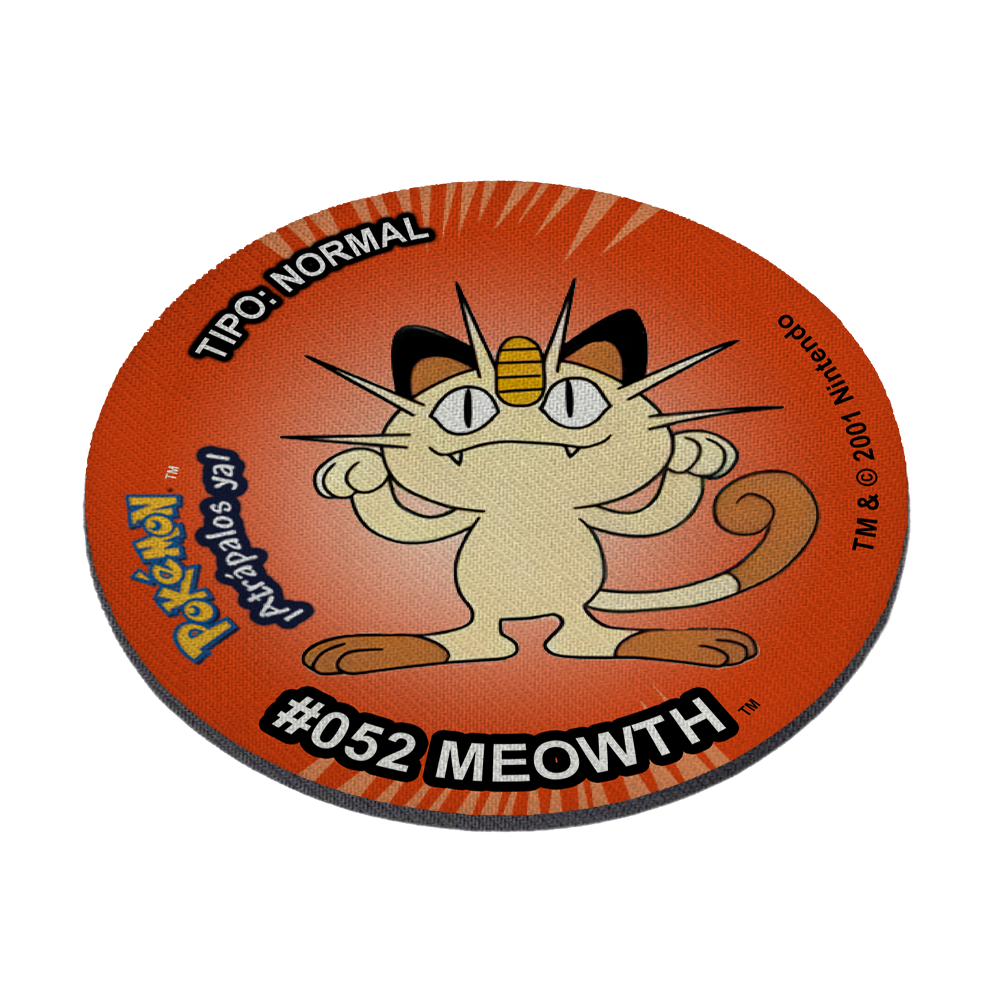 Mousepad estilo tazo Meowth