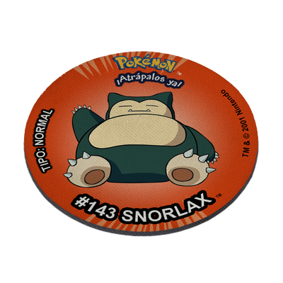 Mousepad estilo tazo Snorlax