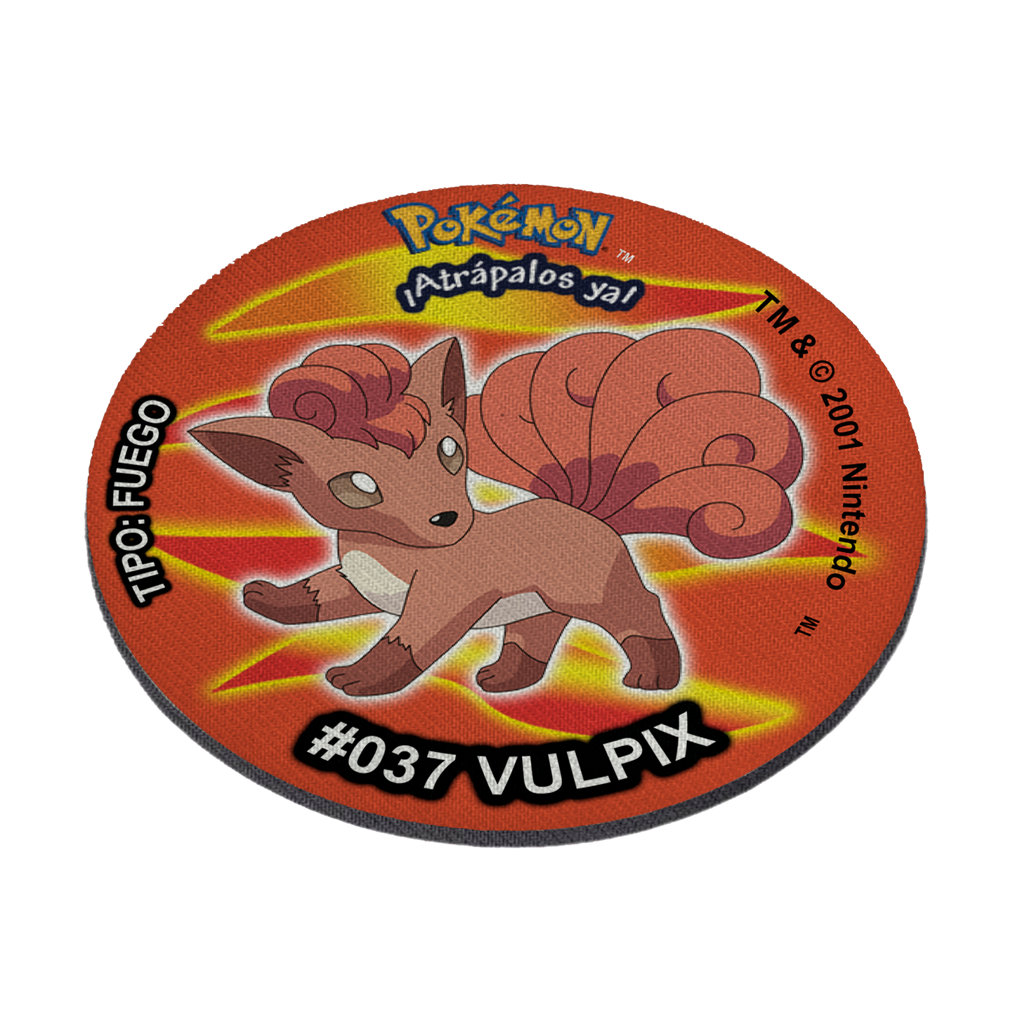 Mousepad estilo tazo Vulpix