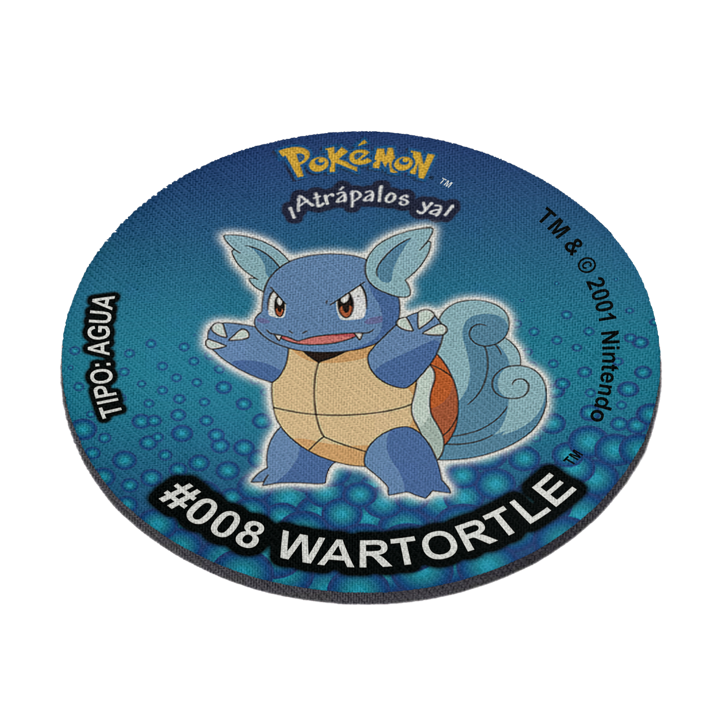 Mousepad estilo tazo Wartortle