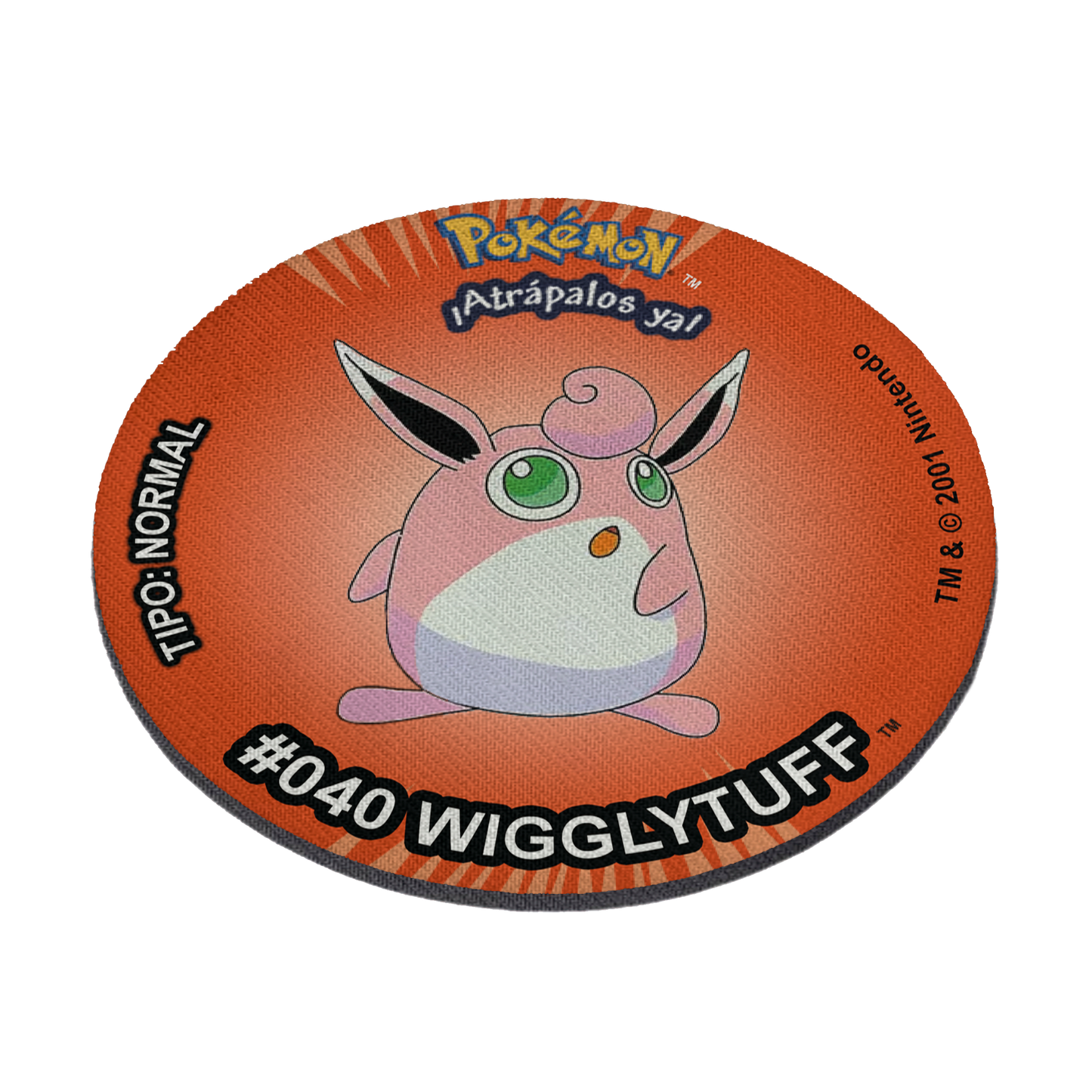 Mousepad estilo tazo Wigglytuff