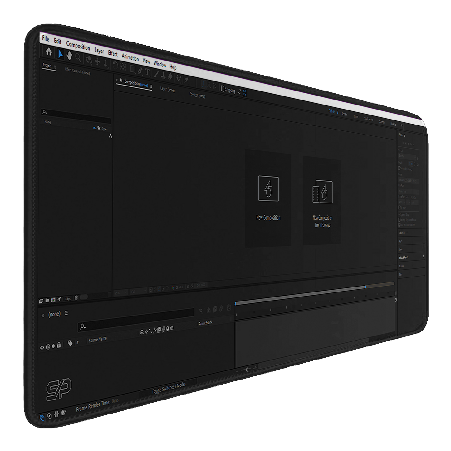 Mousepad UI After Effects