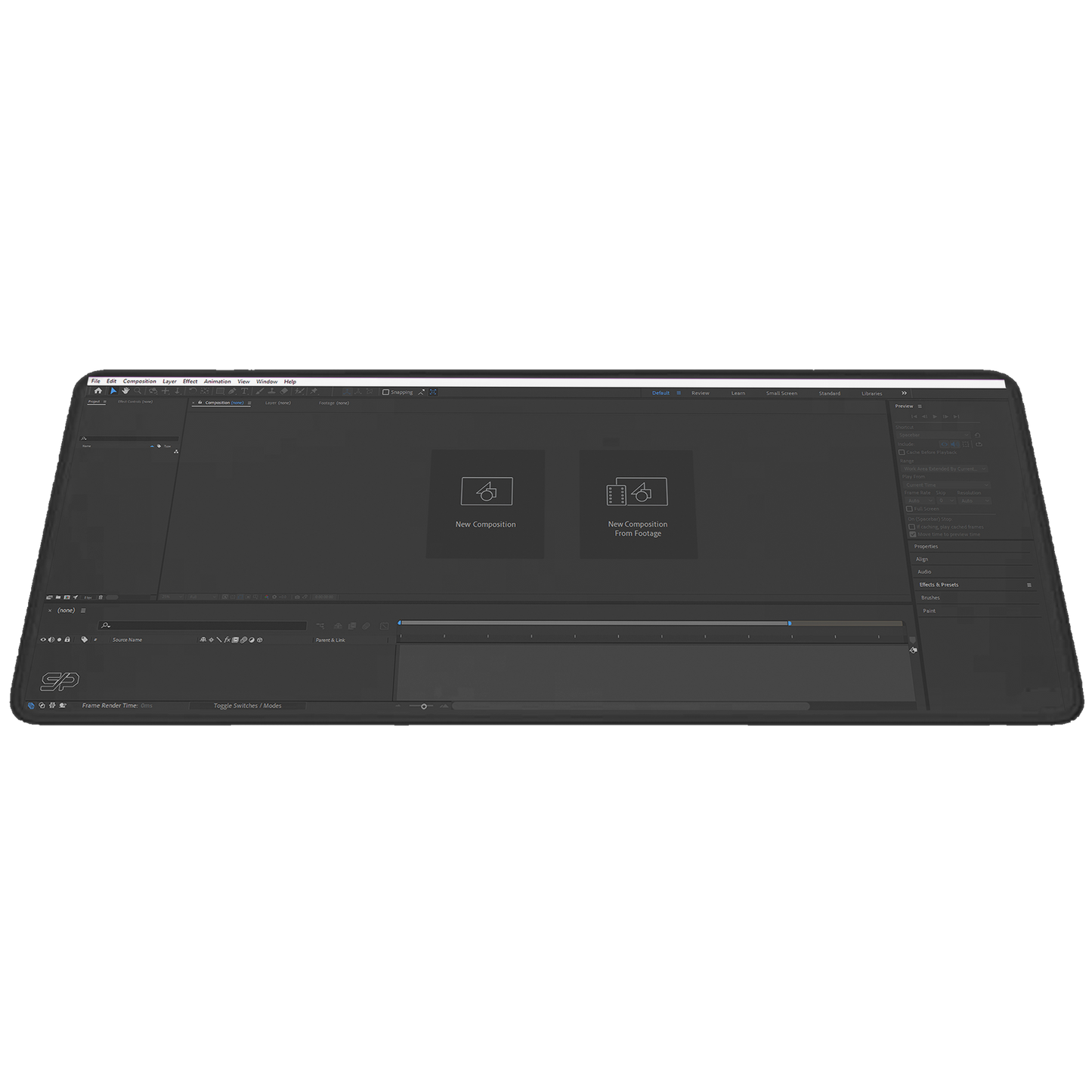 Mousepad UI After Effects