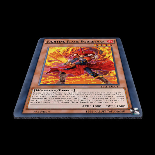 Mousepad Carta Yu-gi-oh Espadachín de la Llama de Lucha