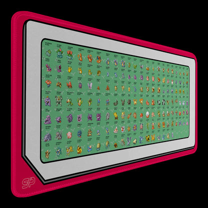 Mousepad Pokédex First Gen