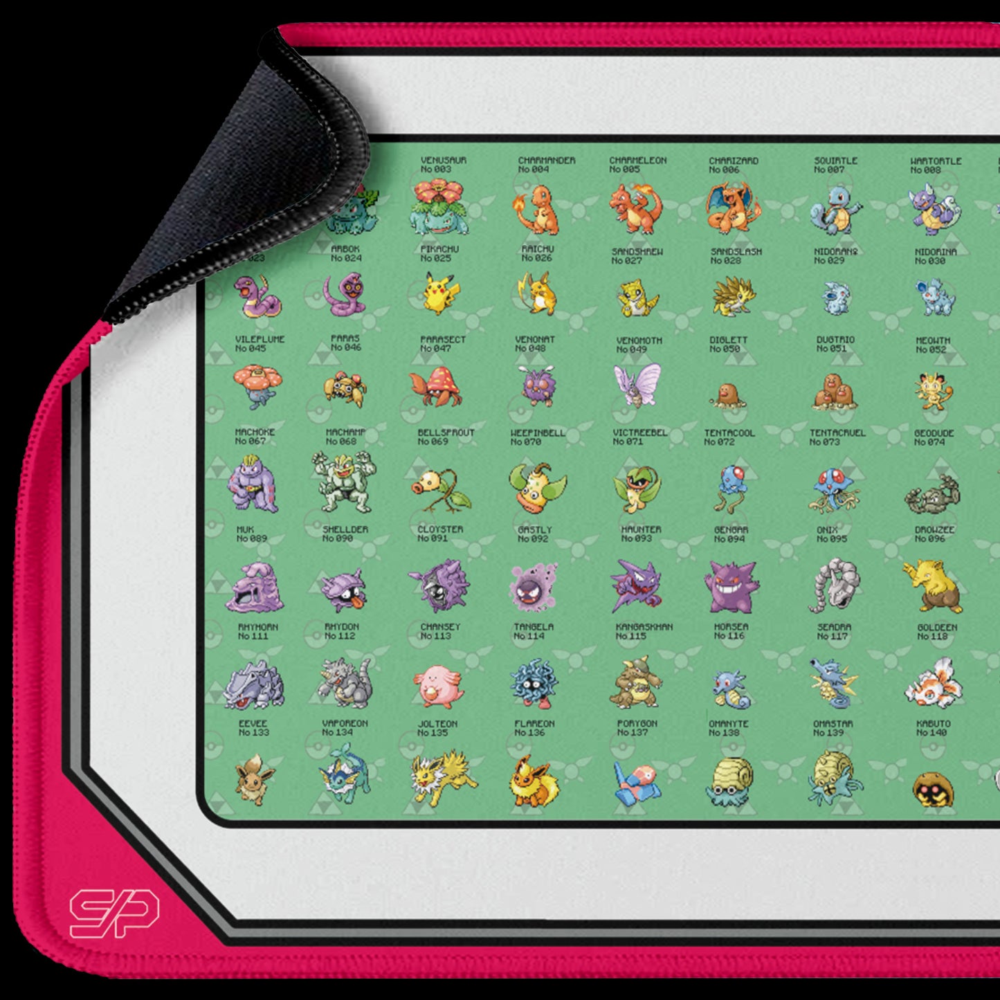 Mousepad Pokédex First Gen