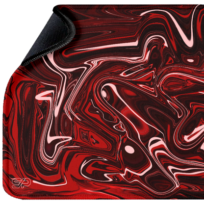 Mousepad Suminagashi style (Rojo)