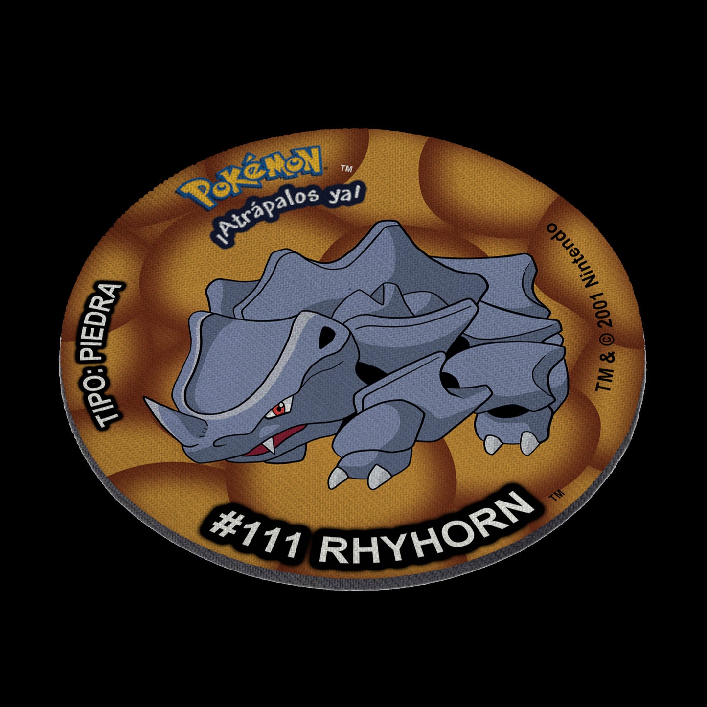 Mousepad estilo tazo Rhyhorn