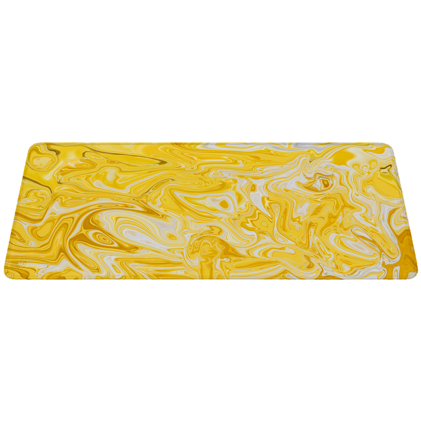 Mousepad Suminagashi style (Amarillo)