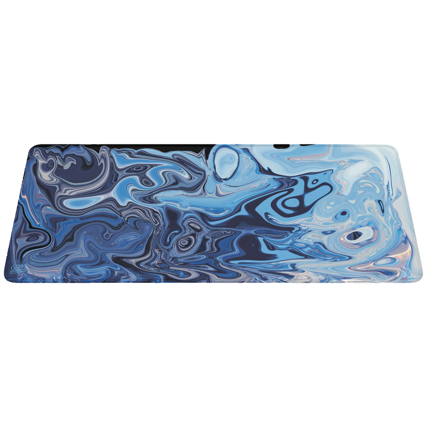 Mousepad Suminagashi style (Azul)