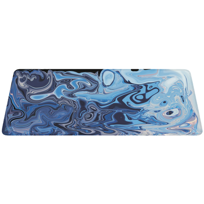 Mousepad Suminagashi style (Azul)