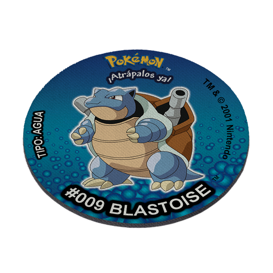 Mousepad estilo tazo Blastoise