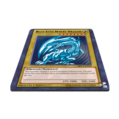 Mousepad Carta Yu-gi-oh Dragón Blanco de Ojos Azules
