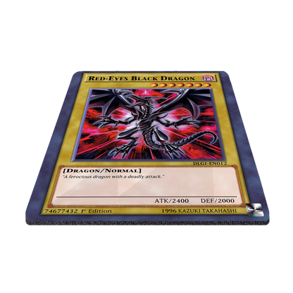 Mousepad Carta Yu-gi-oh Dragón Negro de Ojos Rojos