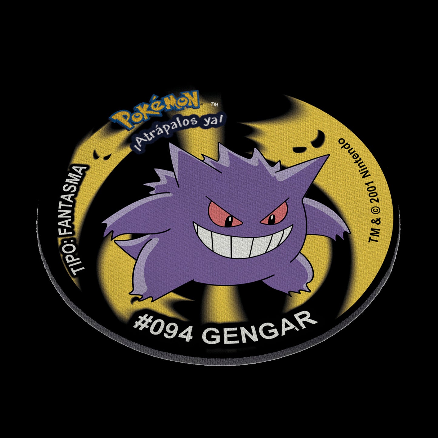 Mousepad estilo tazo Gengar