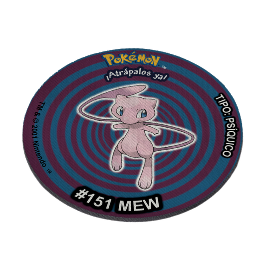 Mousepad estilo tazo Mew