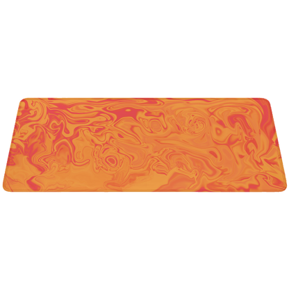 Mousepad Suminagashi style (Naranja)