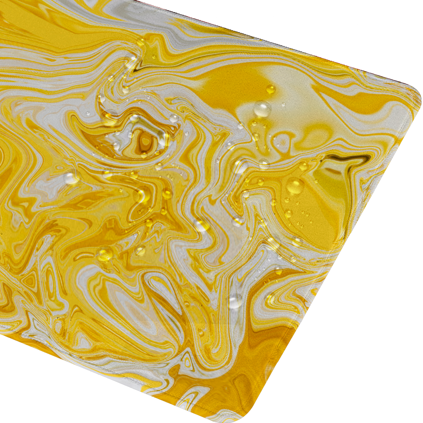 Mousepad Suminagashi style (Amarillo)