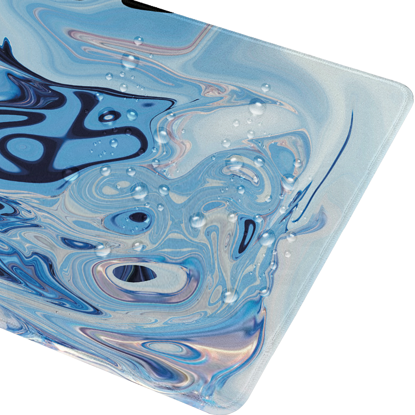 Mousepad Suminagashi style (Azul)