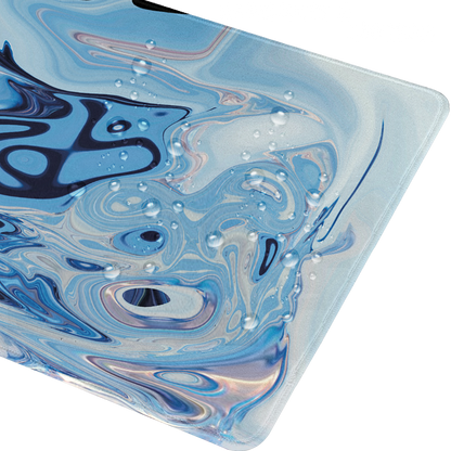 Mousepad Suminagashi style (Azul)