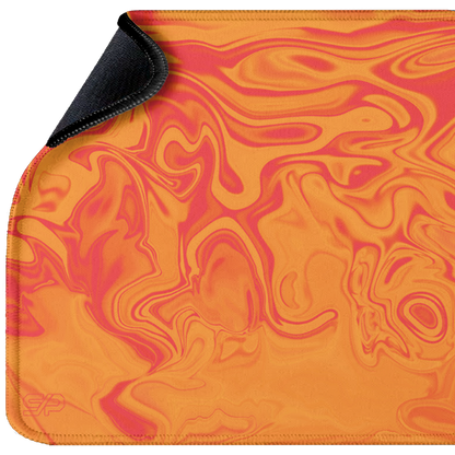 Mousepad Suminagashi style (Naranja)