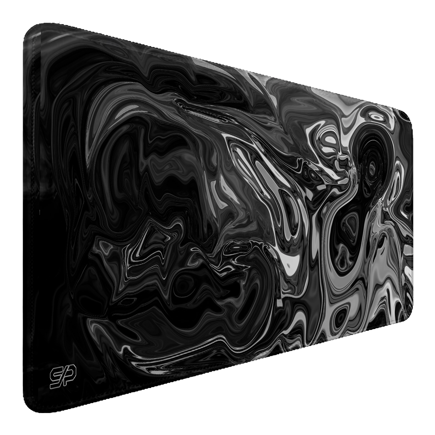 Mousepad Suminagashi style (Negro)