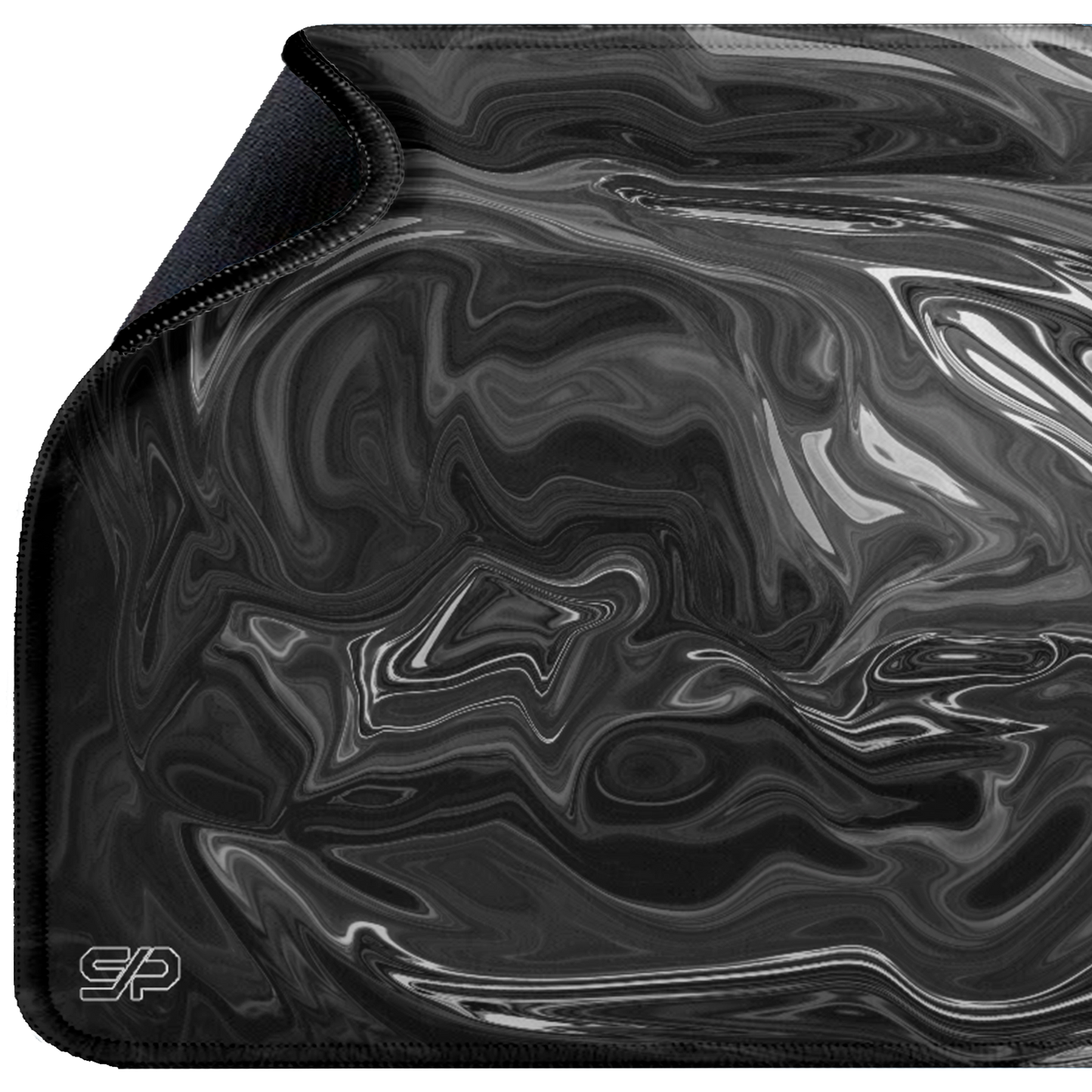 Mousepad Suminagashi style (Negro)