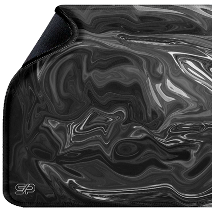Mousepad Suminagashi style (Negro)