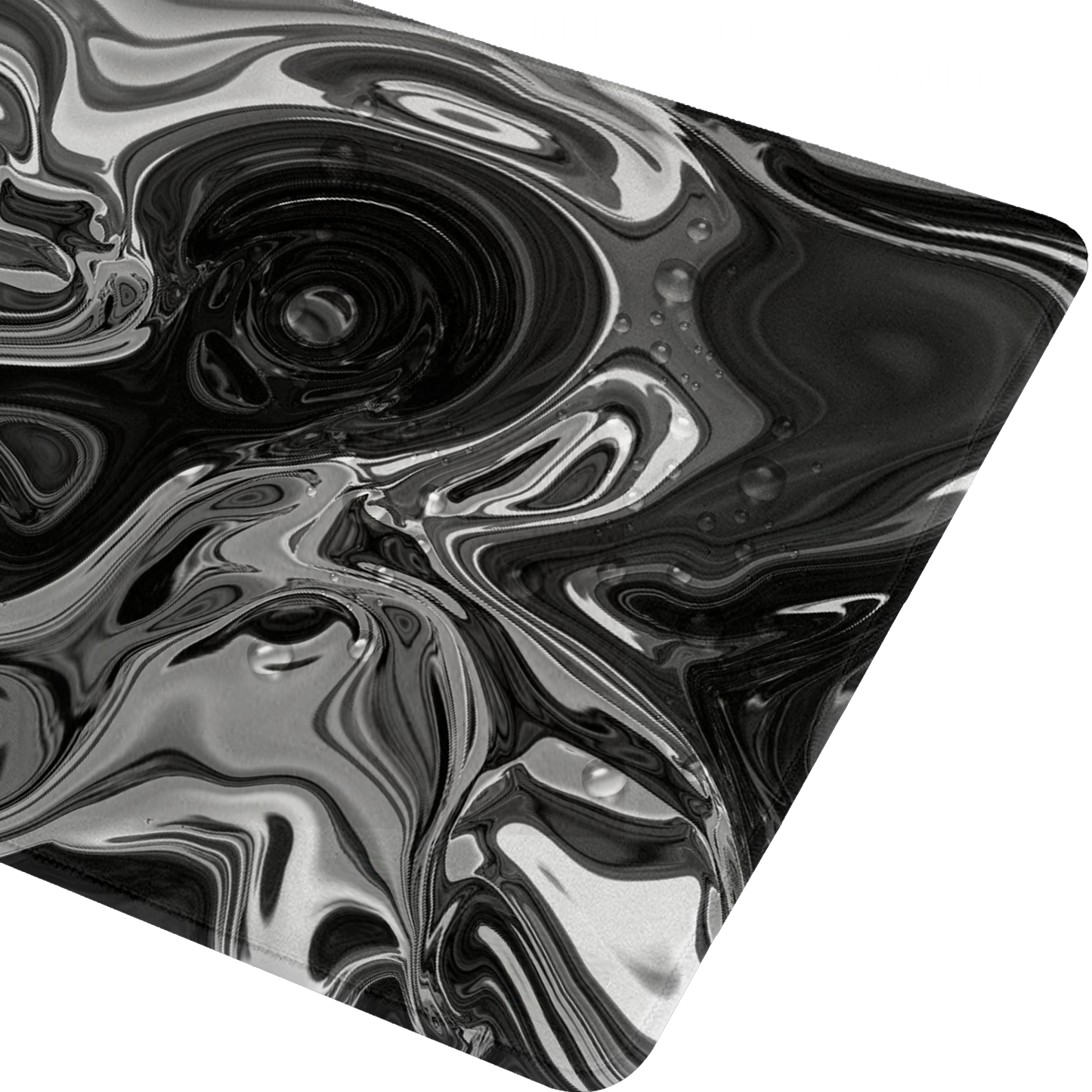 Mousepad Suminagashi style (Negro)