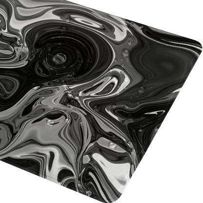 Mousepad Suminagashi style (Negro)