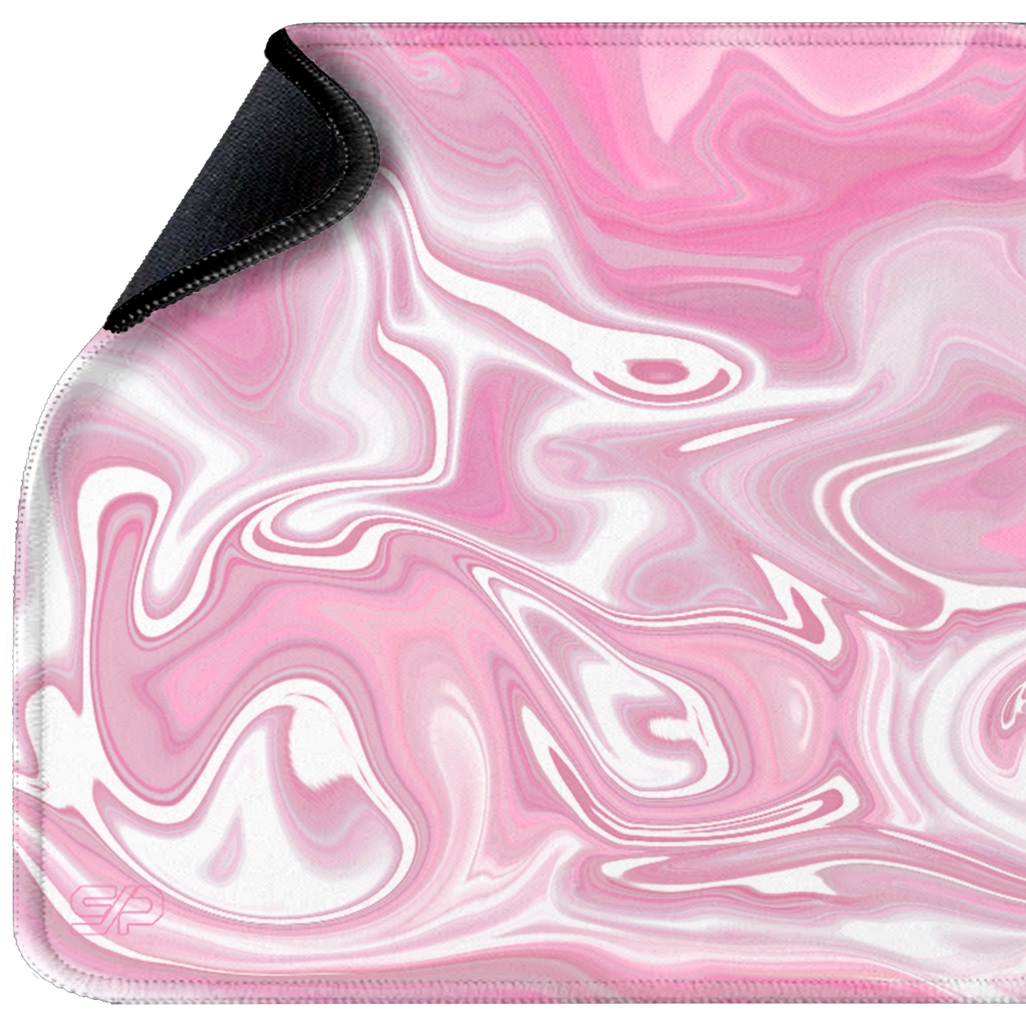 Mousepad Suminagashi style (Rosa)