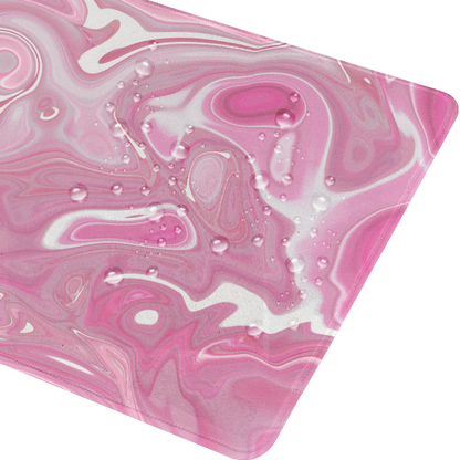 Mousepad Suminagashi style (Rosa)