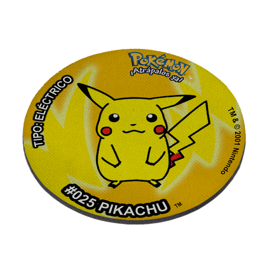 Mousepad estilo tazo Pikachu
