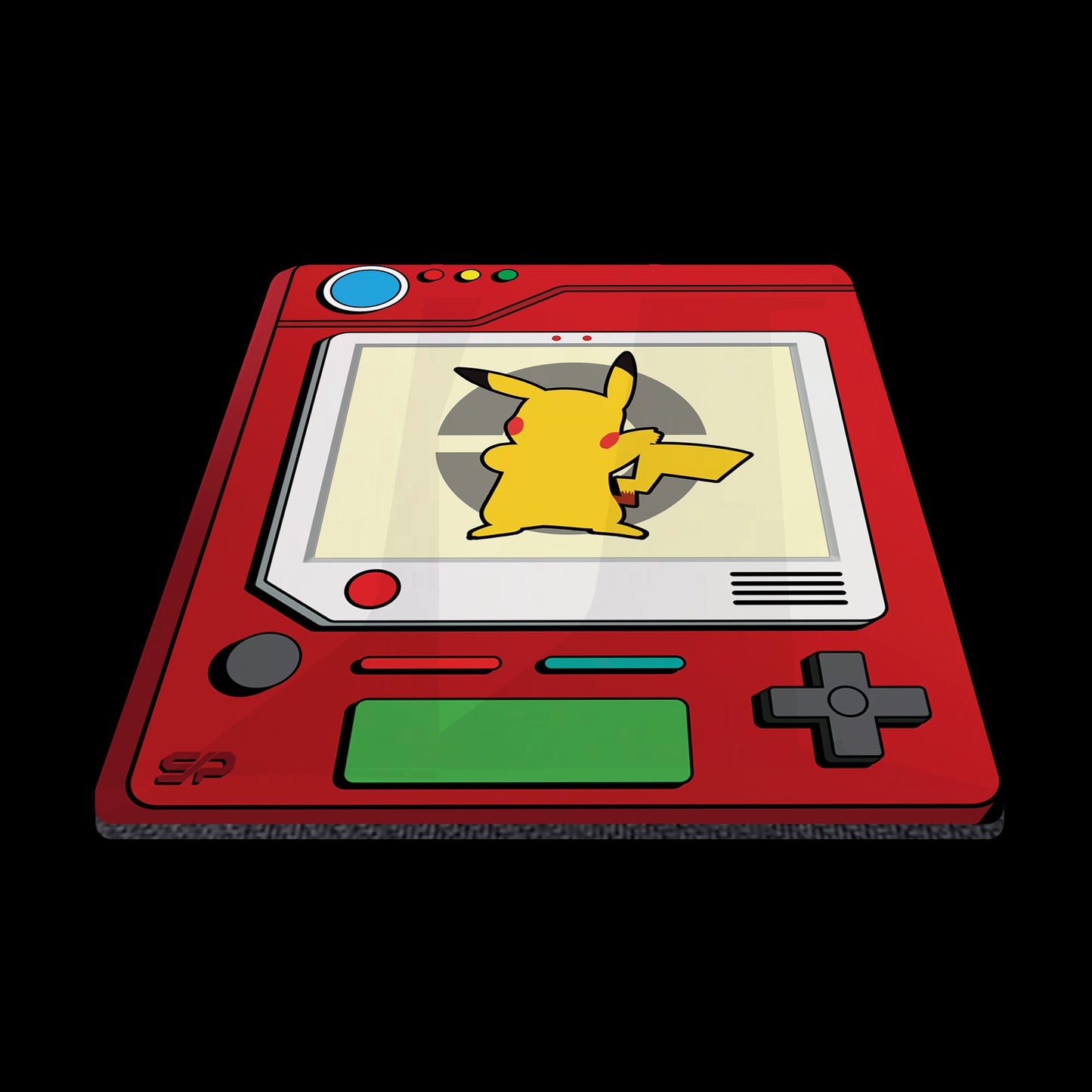 Mousepad Retro Pokédex con Pikachu