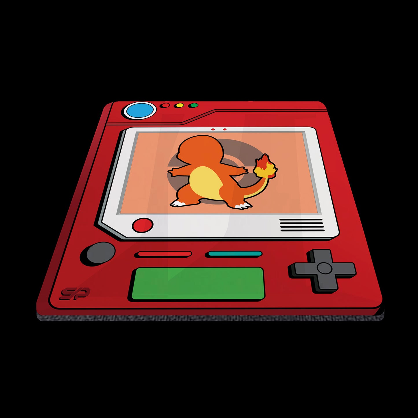Mousepad Retro Pokédex con charmander