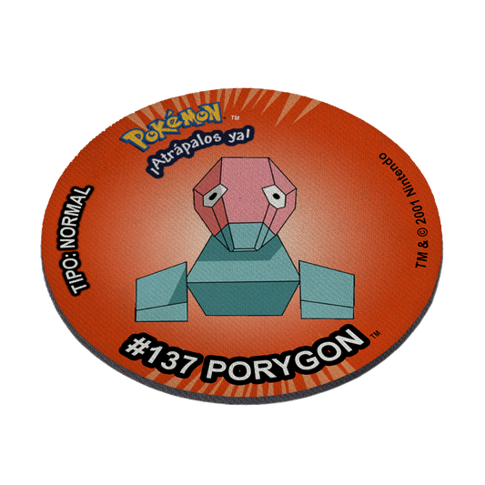 Mousepad estilo tazo Porygon