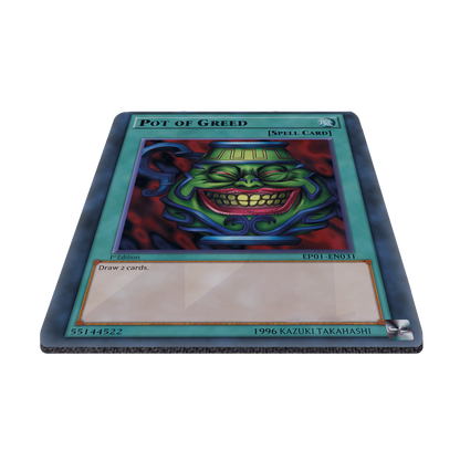 Mousepad Carta Yu-gi-oh  Olla de la Codicia